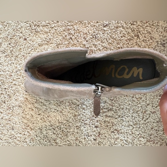 SAM EDELMAN | tan/beige/taupe coloured Suede Ankle Boots - Picture 5 of 6